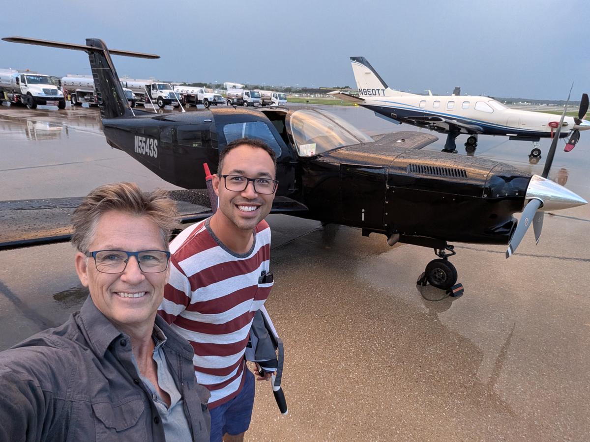 Russell with a Piper Lance, 2026