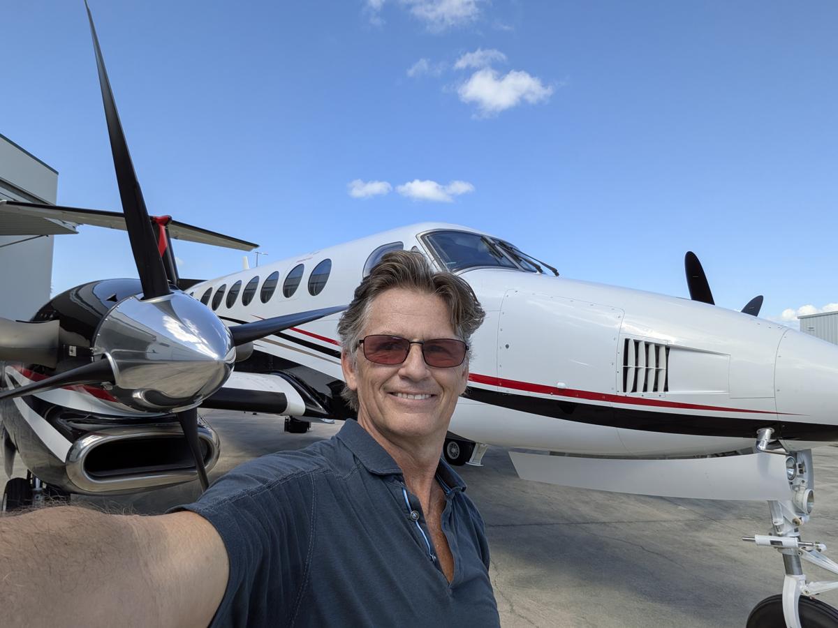 Russell with a King Air 350, 2026