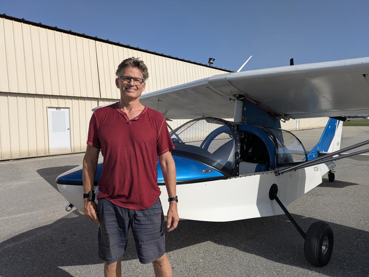 Russell with an airplane, 2025