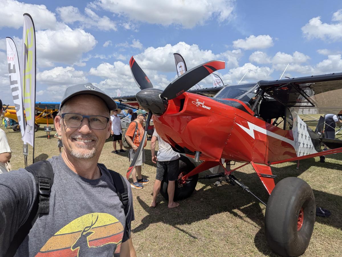 Russell with an airplane, 2025