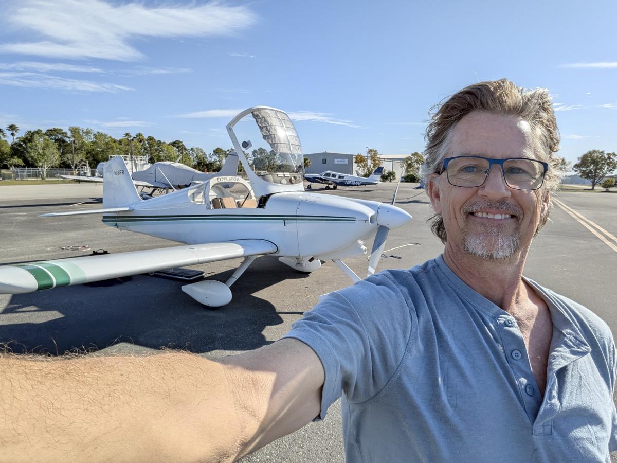 Russell with an airplane, 2025