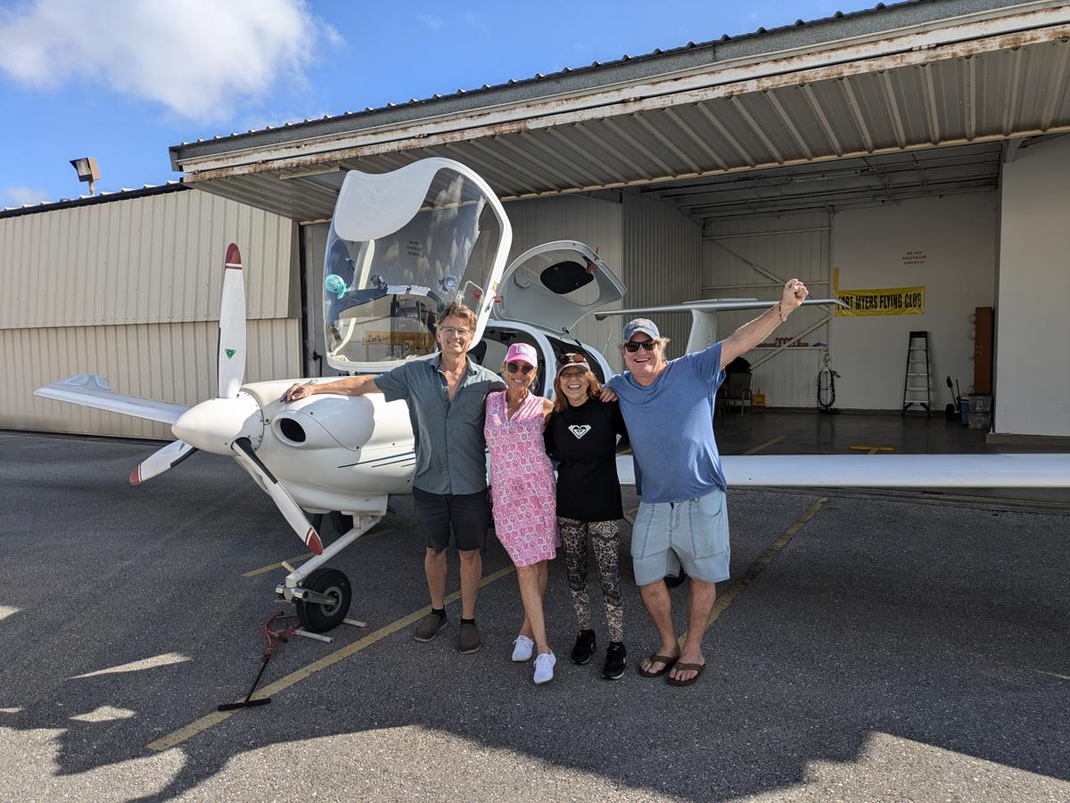 Russell with an airplane, 2024