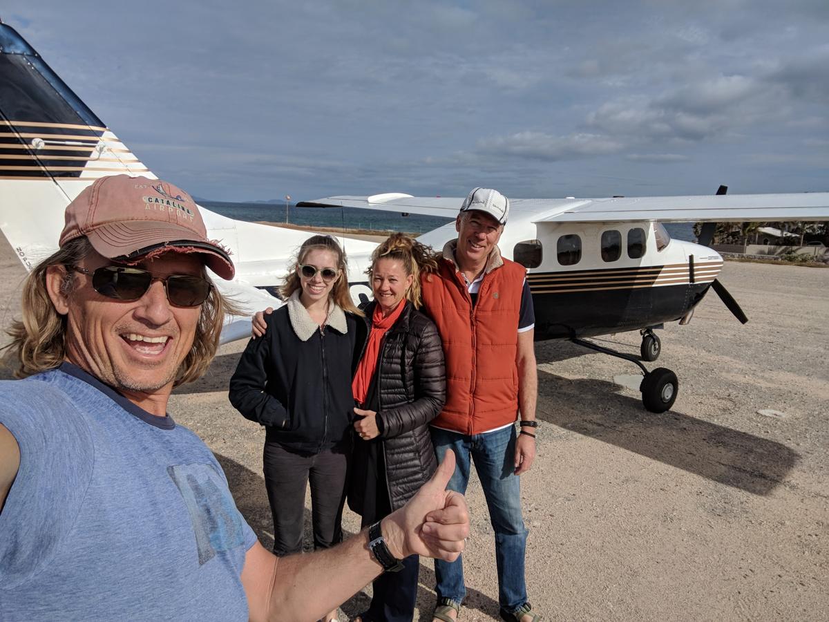 Russell with an airplane, 2018