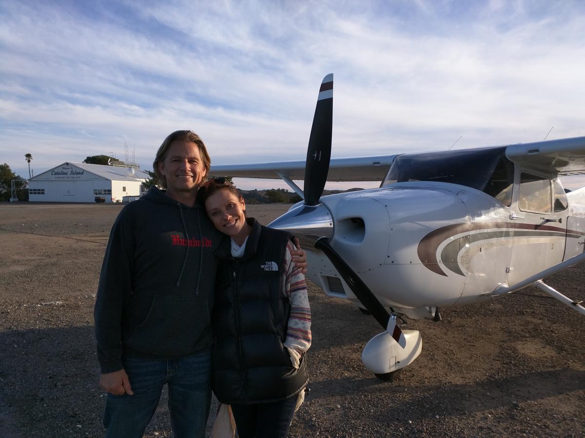 Russell with an airplane, 2015